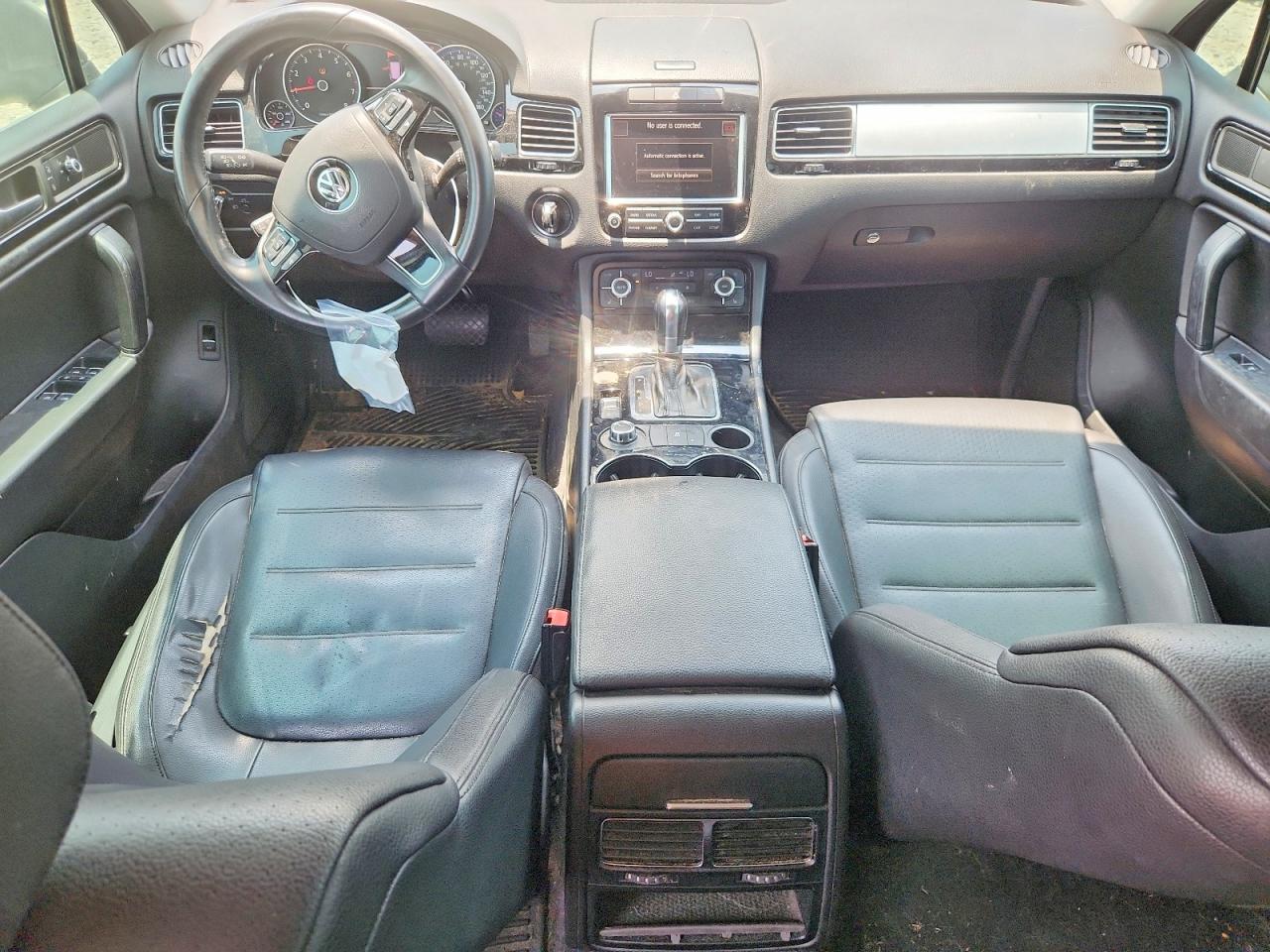2011 Volkswagen Touareg V6 Gray vin: WVGFF9BP3BD001237
