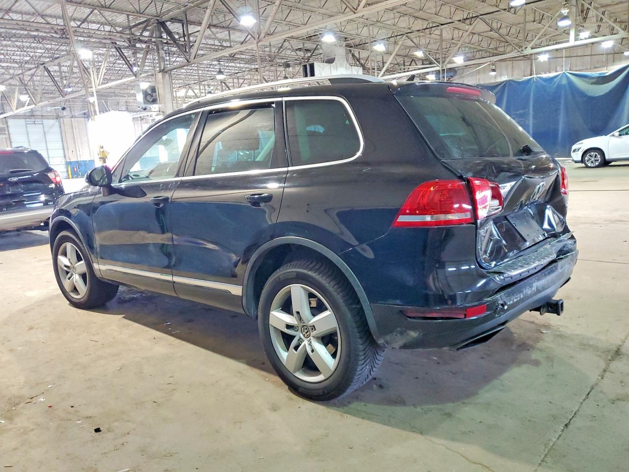 2012 Volkswagen Touareg V6 Black vin: WVGFF9BP3CD001188