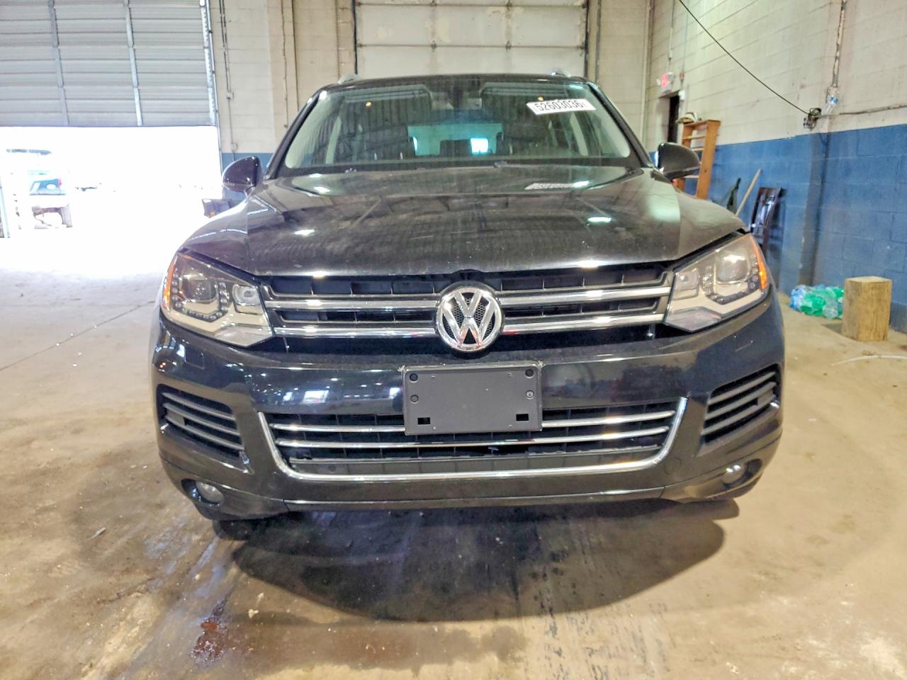 2012 Volkswagen Touareg V6 Black vin: WVGFF9BP3CD001188