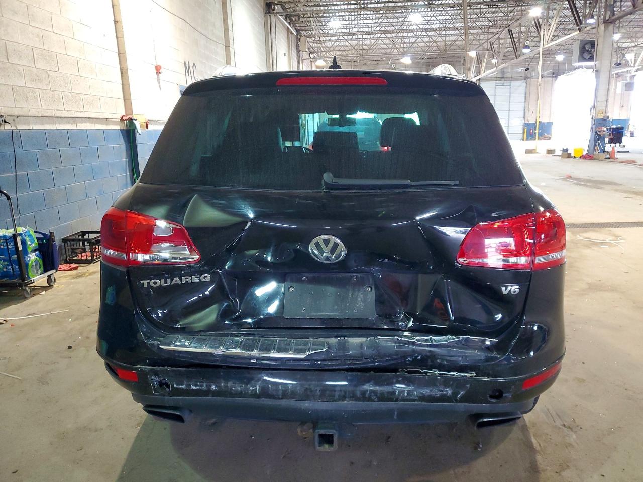 2012 Volkswagen Touareg V6 Black vin: WVGFF9BP3CD001188