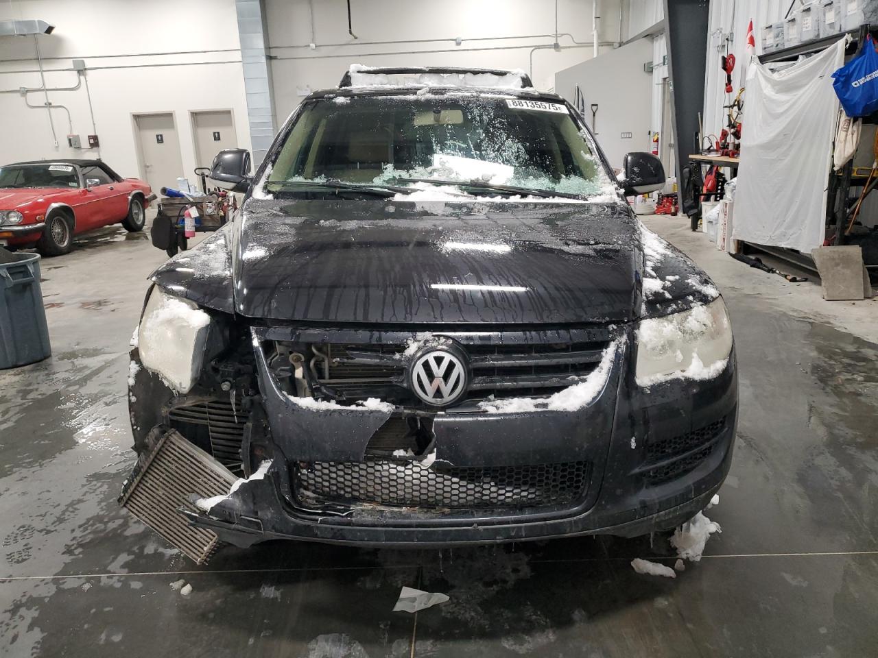 2010 Volkswagen Touareg Tdi Black vin: WVGFK6A99AD000041