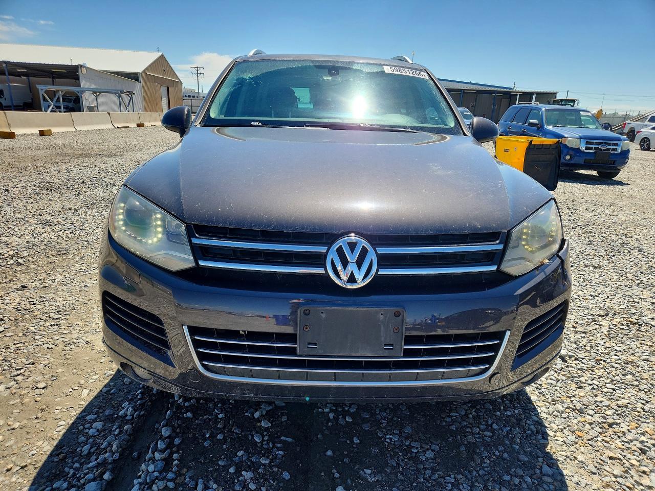 2011 Volkswagen Touareg V6 Tdi Brown vin: WVGFK9BP0BD003295