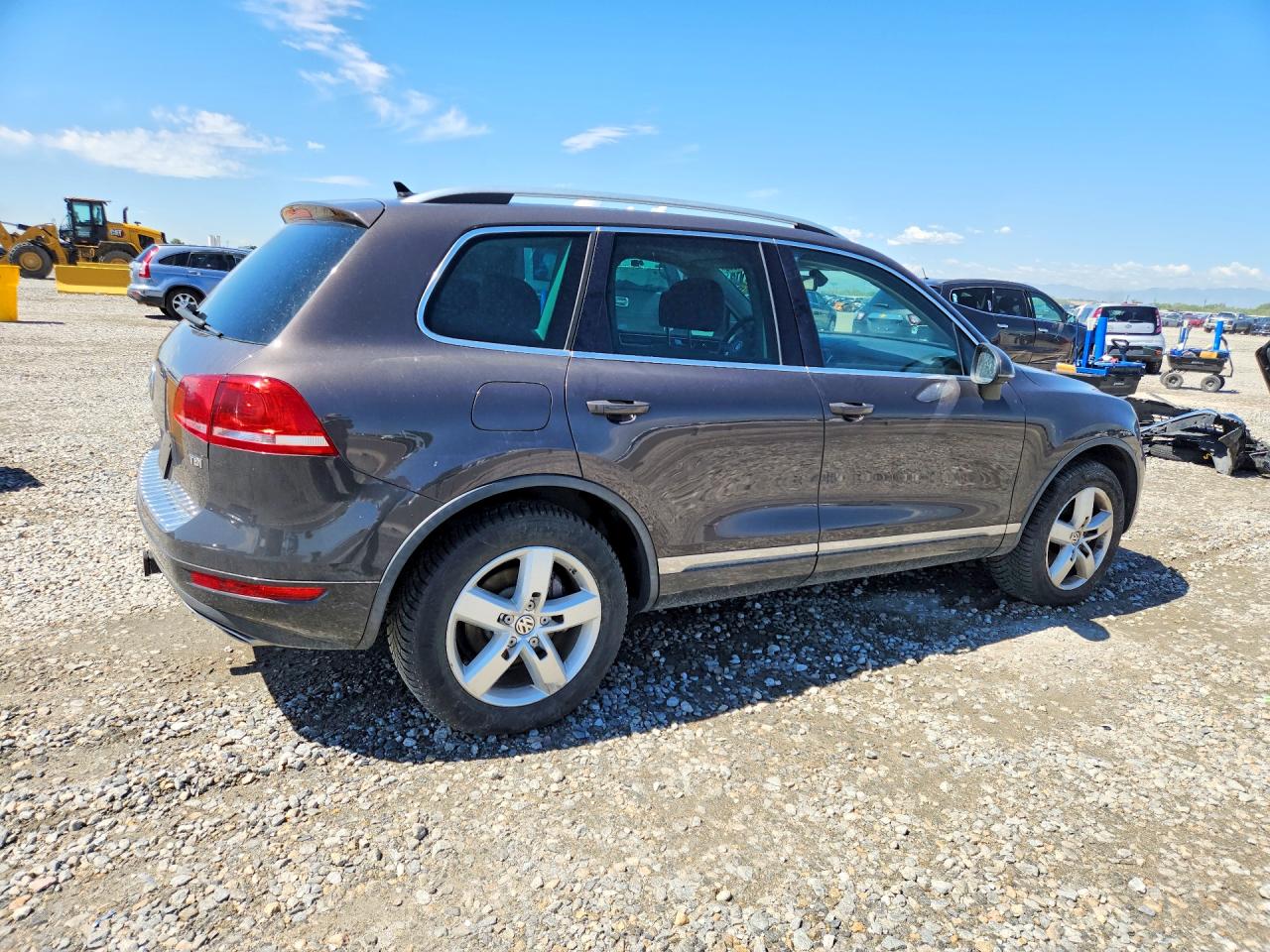 2011 Volkswagen Touareg V6 Tdi Brown vin: WVGFK9BP0BD003295