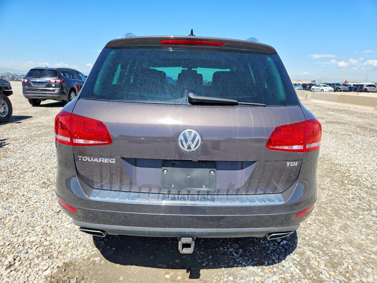2011 Volkswagen Touareg V6 Tdi Brown vin: WVGFK9BP0BD003295