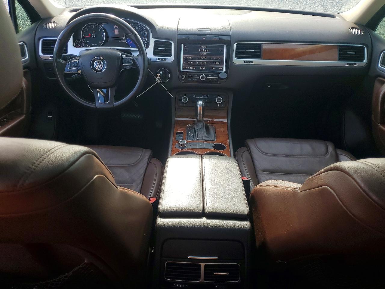 2012 Volkswagen Touareg V6 Tdi Gray vin: WVGFK9BP0CD005534