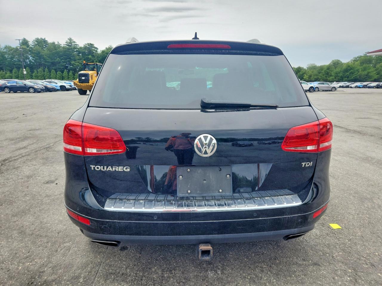 2012 Volkswagen Touareg V6 Tdi Black vin: WVGFK9BP1CD005526