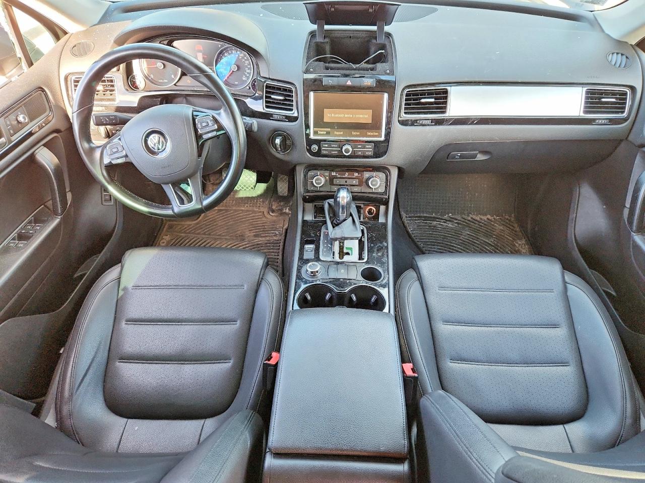 2012 Volkswagen Touareg V6 Tdi Gray vin: WVGFK9BP6CD004551