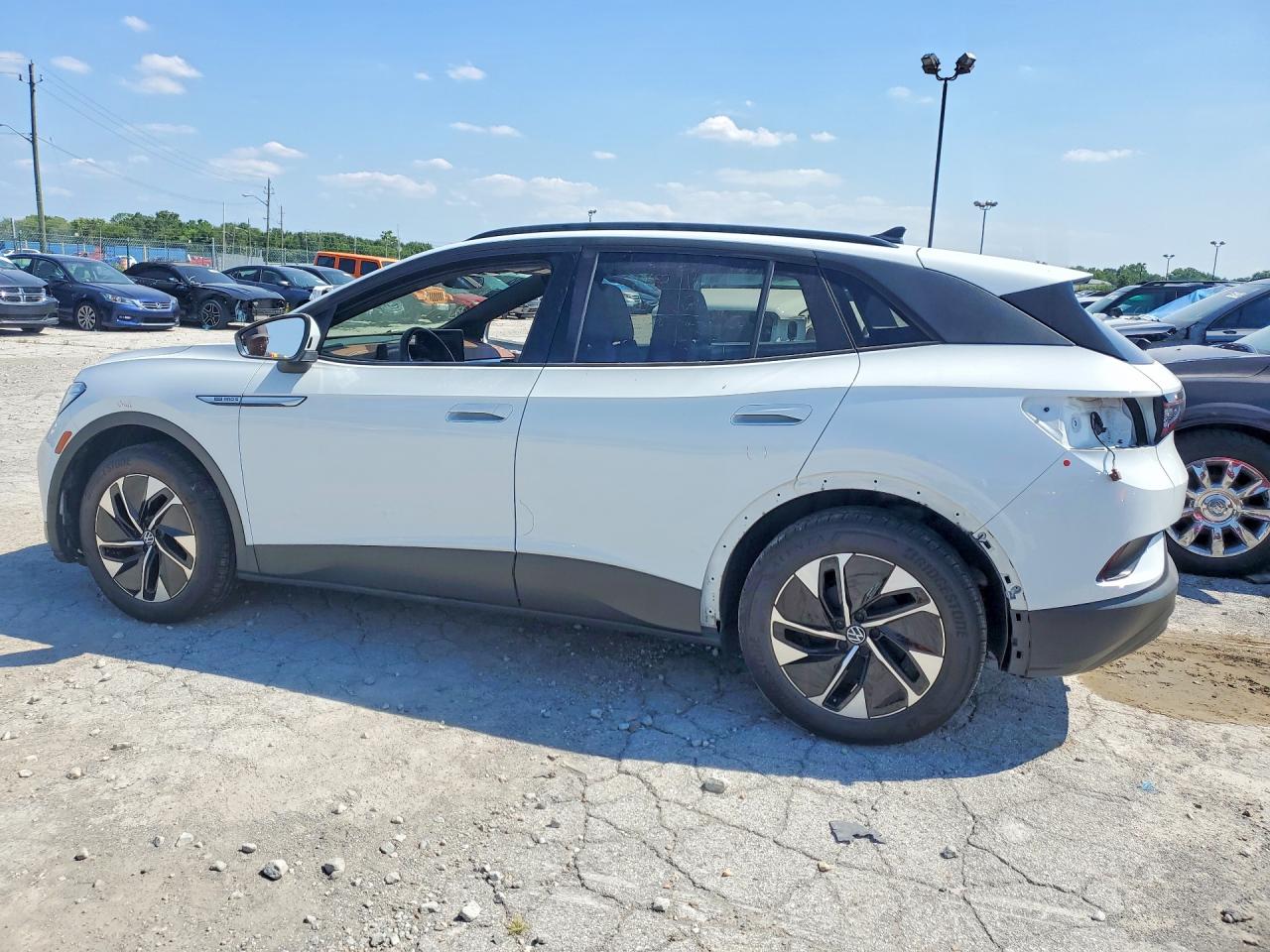 2022 Volkswagen Id.4 Pro S White vin: WVGGNPE29NP037125