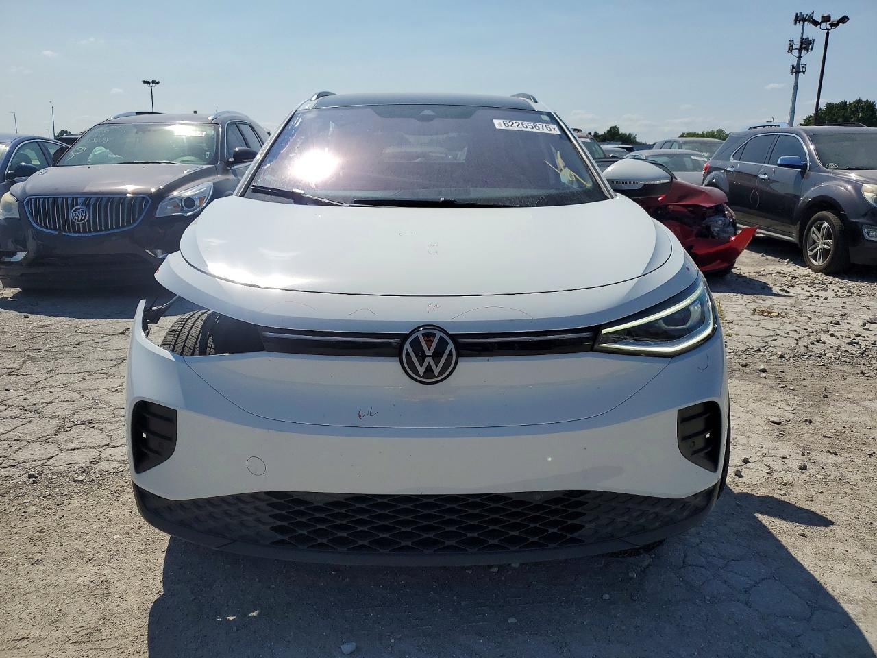 2022 Volkswagen Id.4 Pro S White vin: WVGGNPE29NP037125