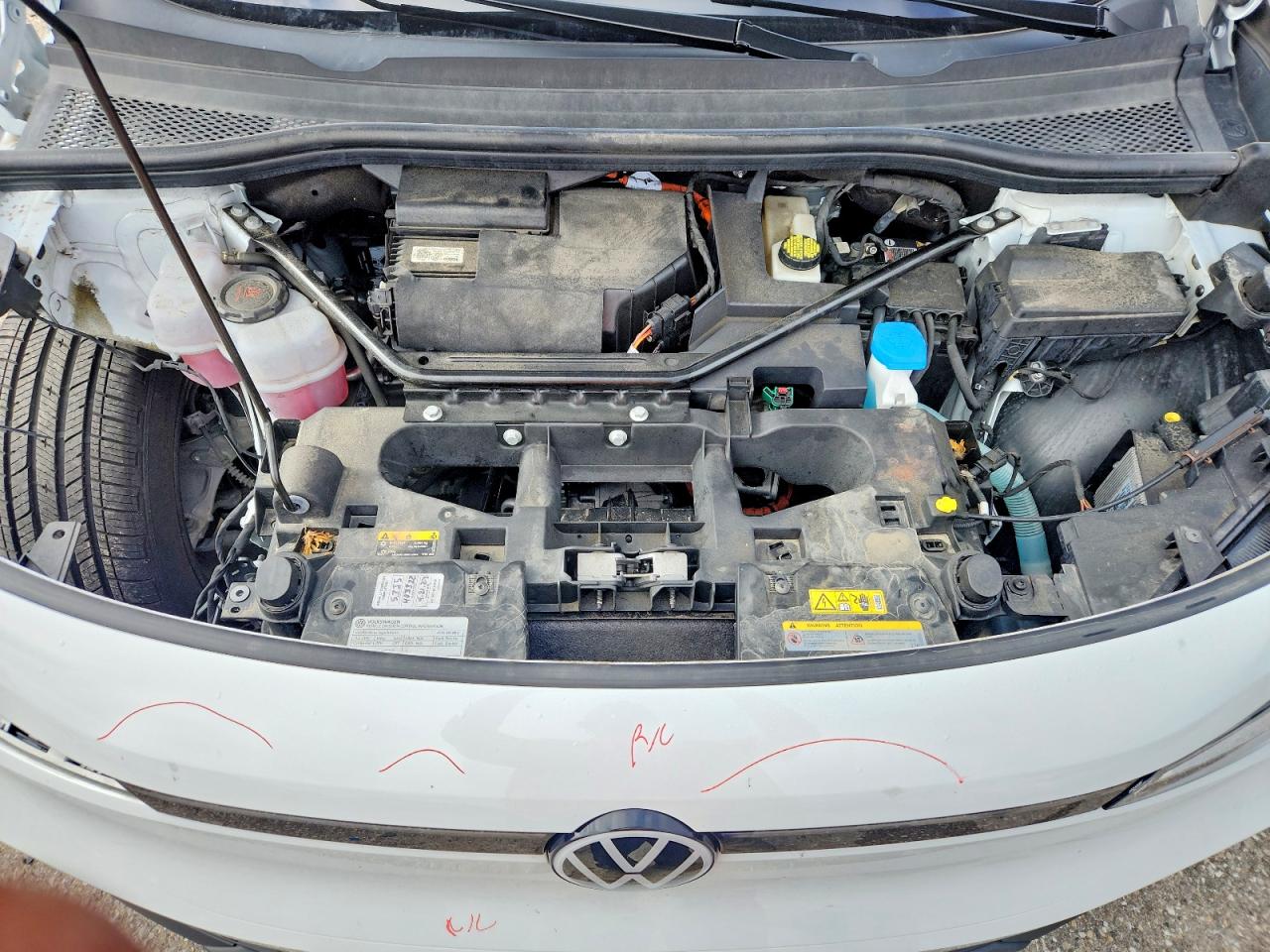2022 Volkswagen Id.4 Pro S White vin: WVGGNPE29NP037125