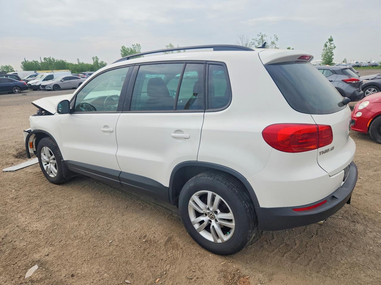2014 Volkswagen Tiguan S White vin: WVGHV3AX0EW546122