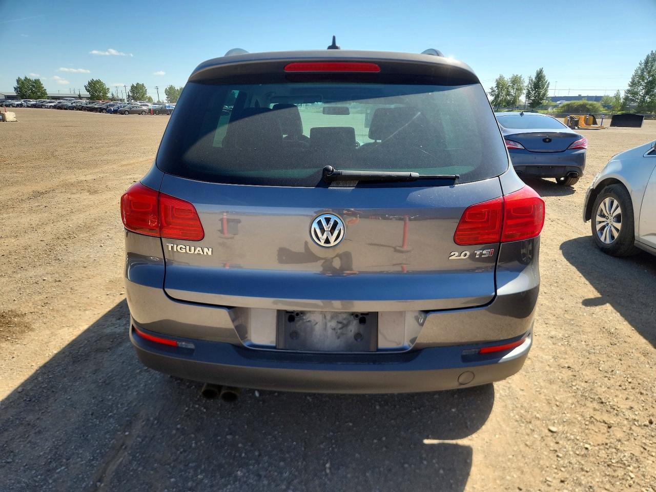 2014 Volkswagen Tiguan S Серый vin: WVGHV3AX8EW561354