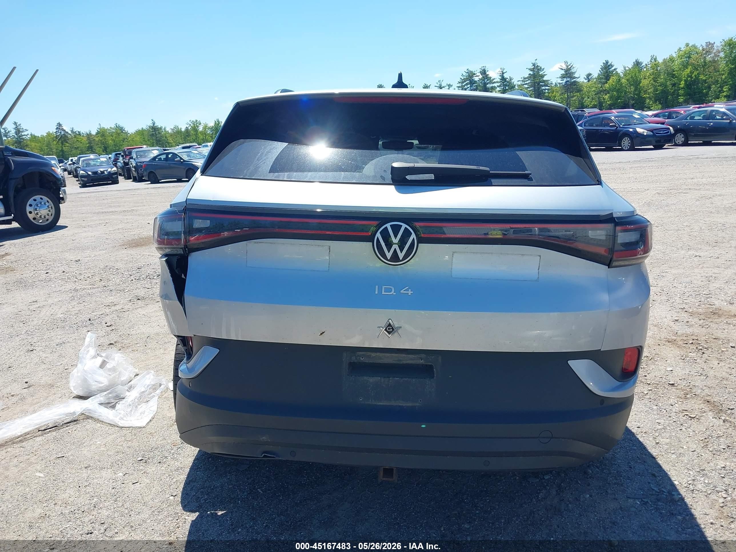 2021 Volkswagen Id.4 Awd Pro Silver vin: WVGJNPE23MP062865