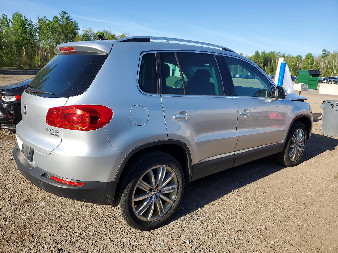 2013 Volkswagen Tiguan S Silver vin: WVGJV3AX3DW591622