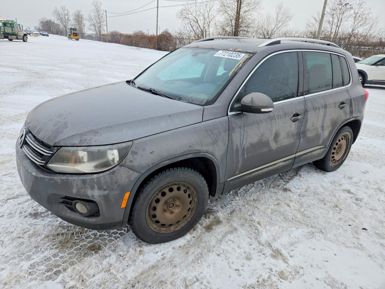 2013 Volkswagen Tiguan S Gray vin: WVGJV3AX5DW610400