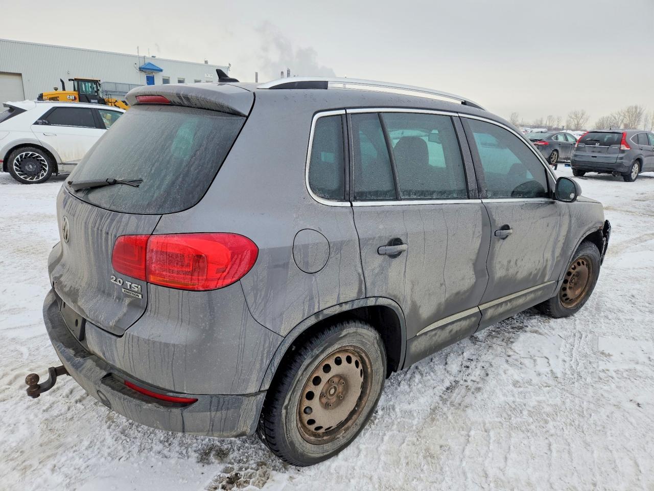 2013 Volkswagen Tiguan S Gray vin: WVGJV3AX5DW610400