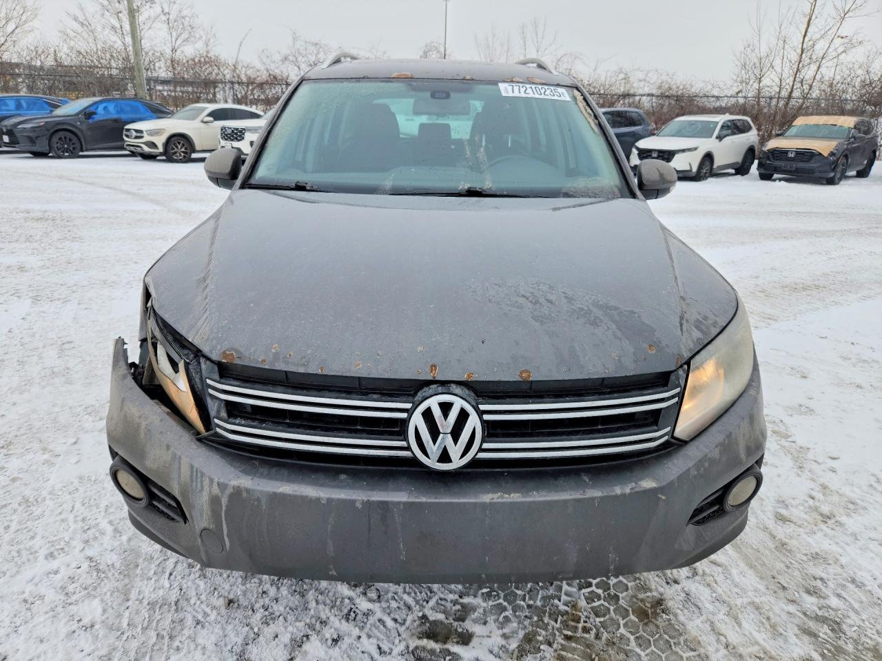 2013 Volkswagen Tiguan S Gray vin: WVGJV3AX5DW610400