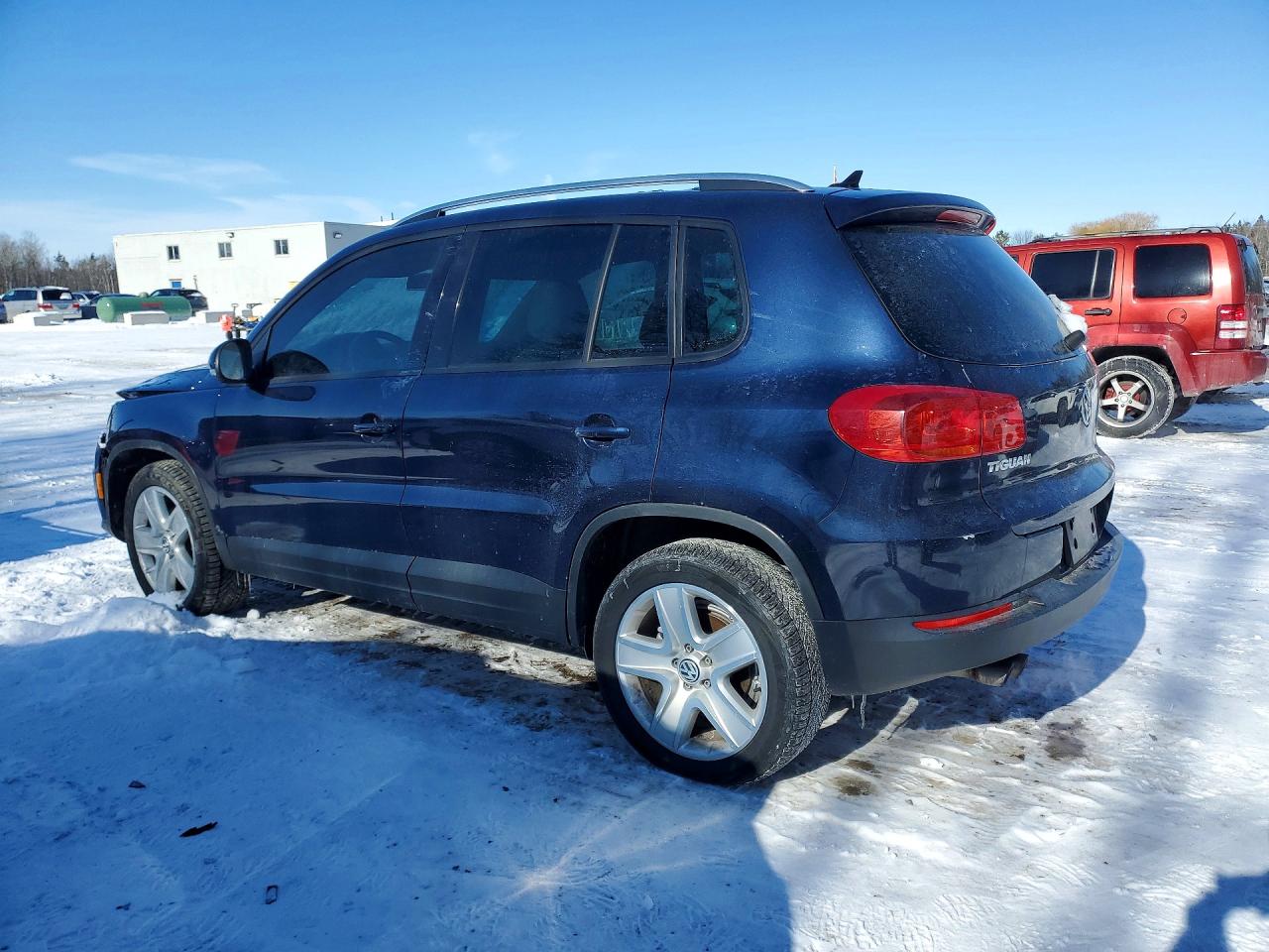 2015 Volkswagen Tiguan S Синий vin: WVGJV7AX1FW553557
