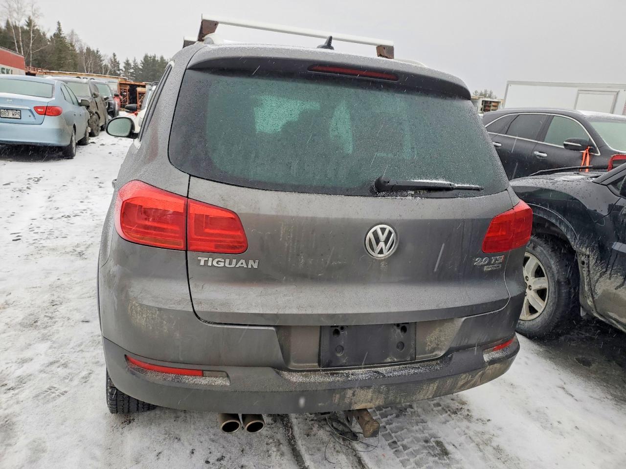 2015 Volkswagen Tiguan S Charcoal vin: WVGJV7AX2FW521927