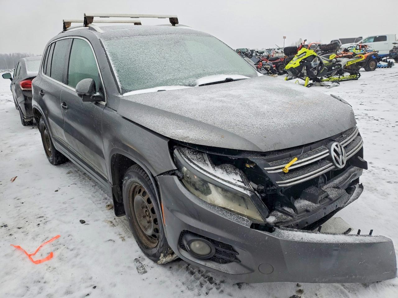 2015 Volkswagen Tiguan S Charcoal vin: WVGJV7AX2FW521927