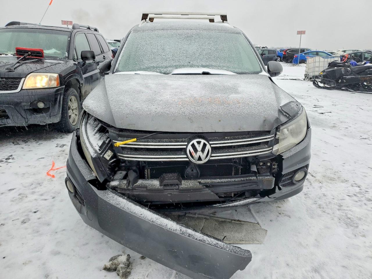2015 Volkswagen Tiguan S Charcoal vin: WVGJV7AX2FW521927