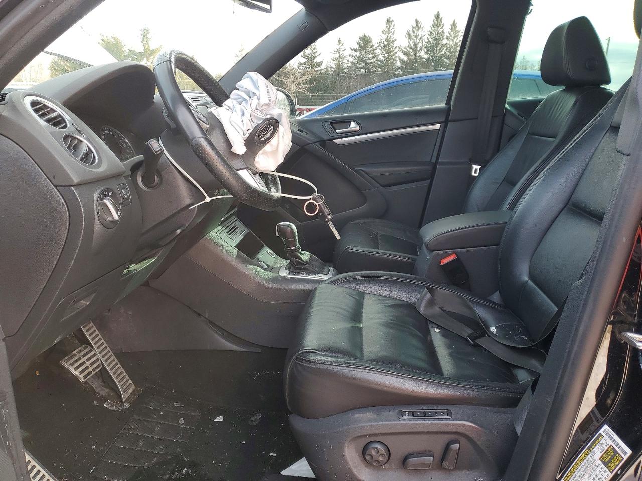 2015 Volkswagen Tiguan S Black vin: WVGJV7AX2FW612941
