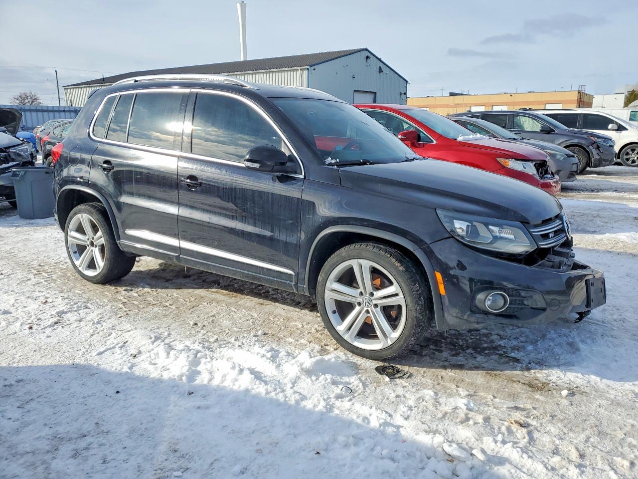 2015 Volkswagen Tiguan S Black vin: WVGJV7AX2FW612941