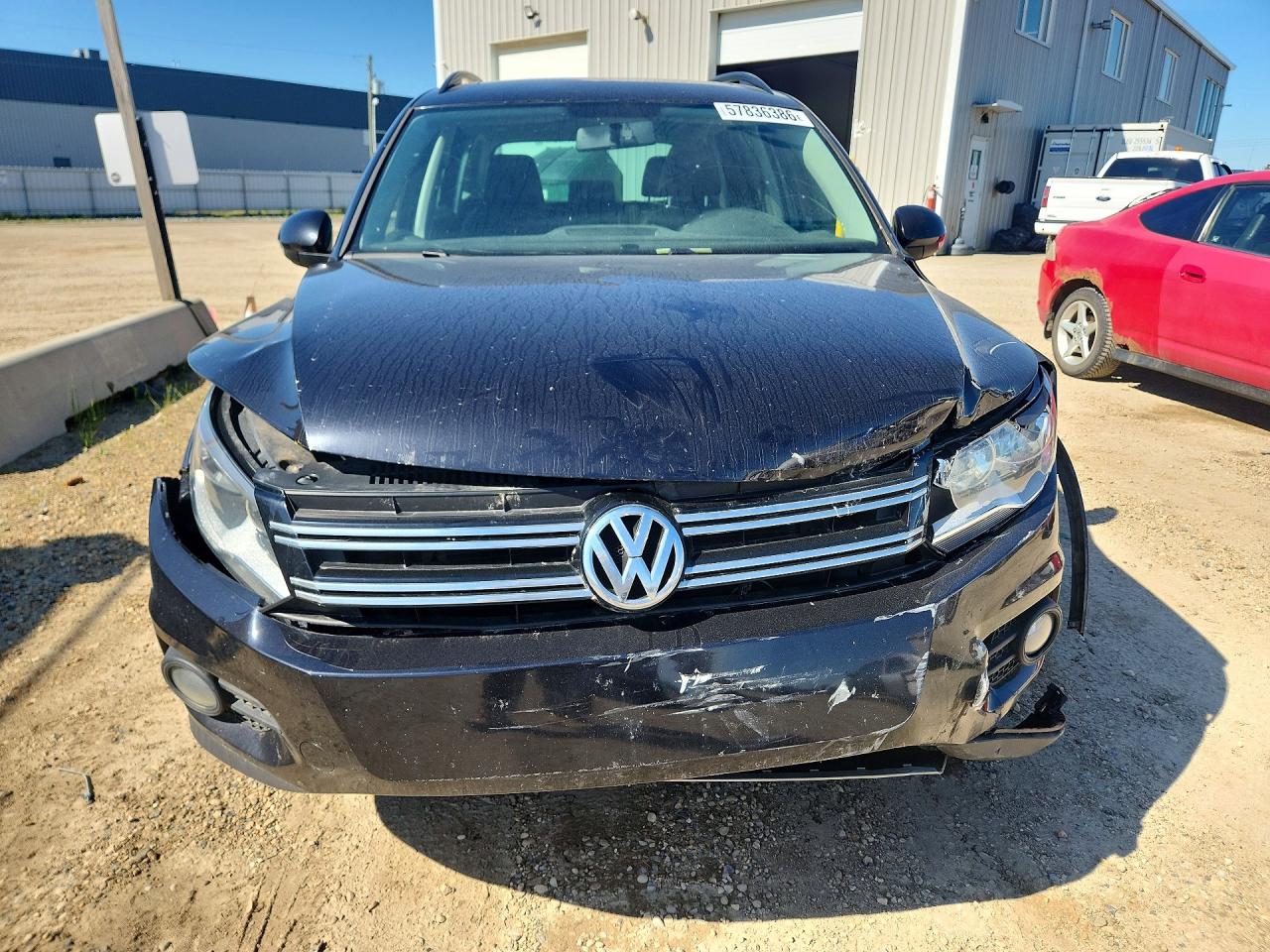 2015 Volkswagen Tiguan S Black vin: WVGJV7AX3FW548361