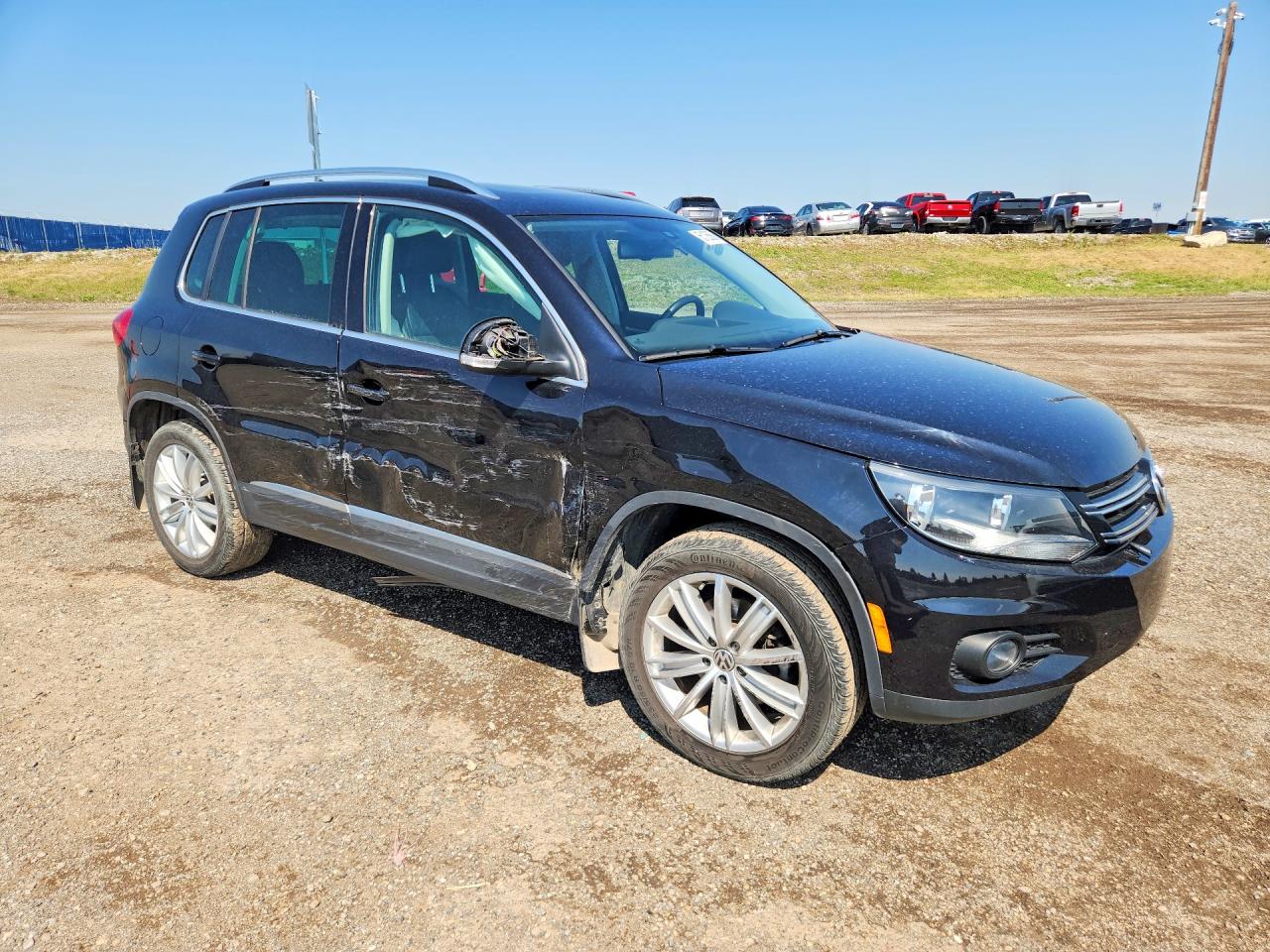 2013 Volkswagen Tiguan S Черный vin: WVGJV7AX6DW524682