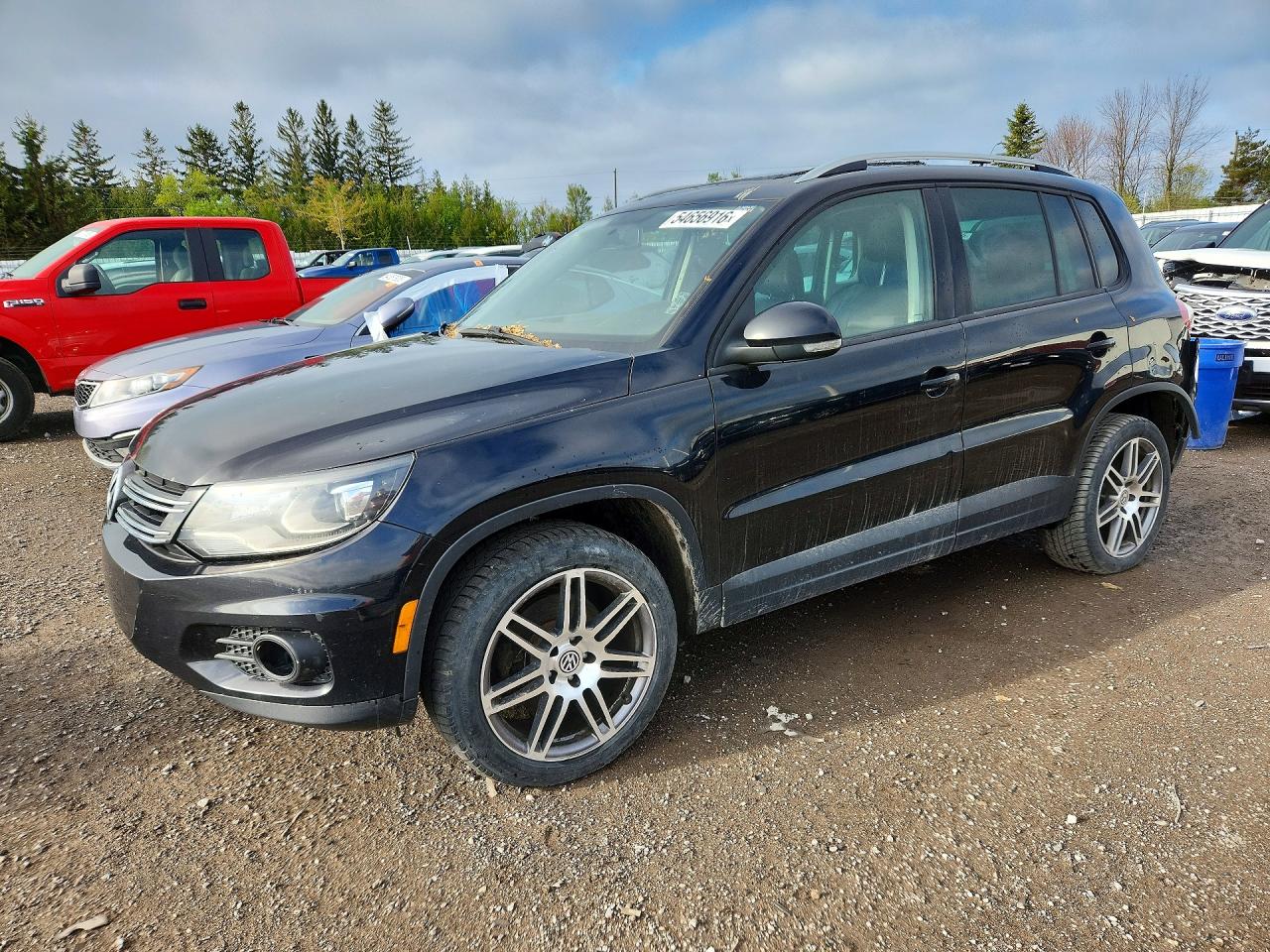 2015 Volkswagen Tiguan S Black vin: WVGJV7AX6FW600629