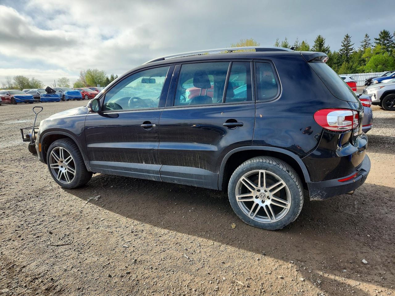 2015 Volkswagen Tiguan S Black vin: WVGJV7AX6FW600629