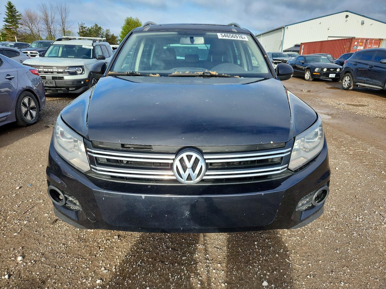 2015 Volkswagen Tiguan S Black vin: WVGJV7AX6FW600629
