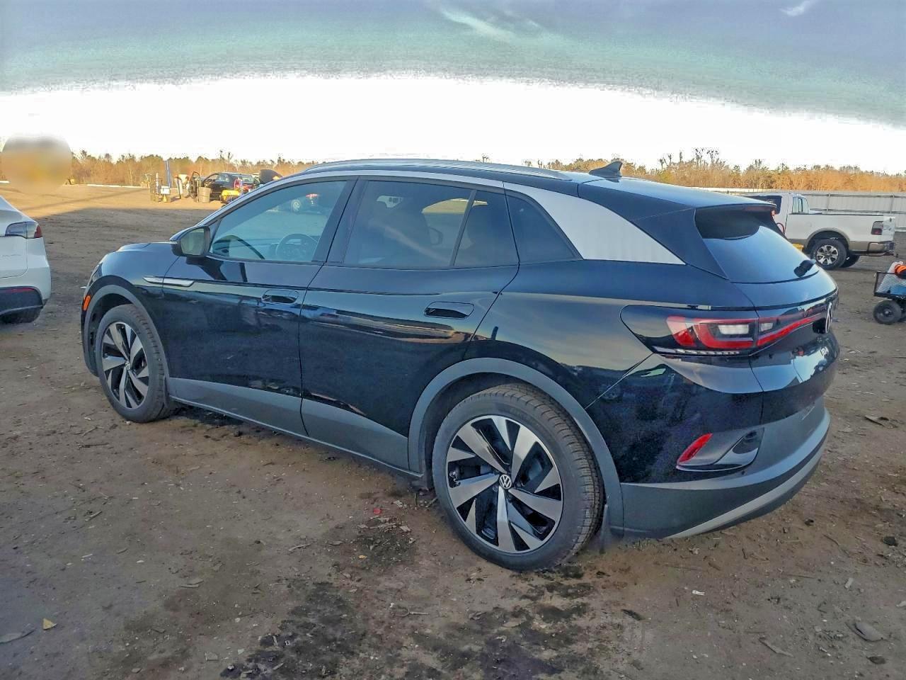 2022 Volkswagen Id.4 Pro S Black vin: WVGKMPE22NP074367