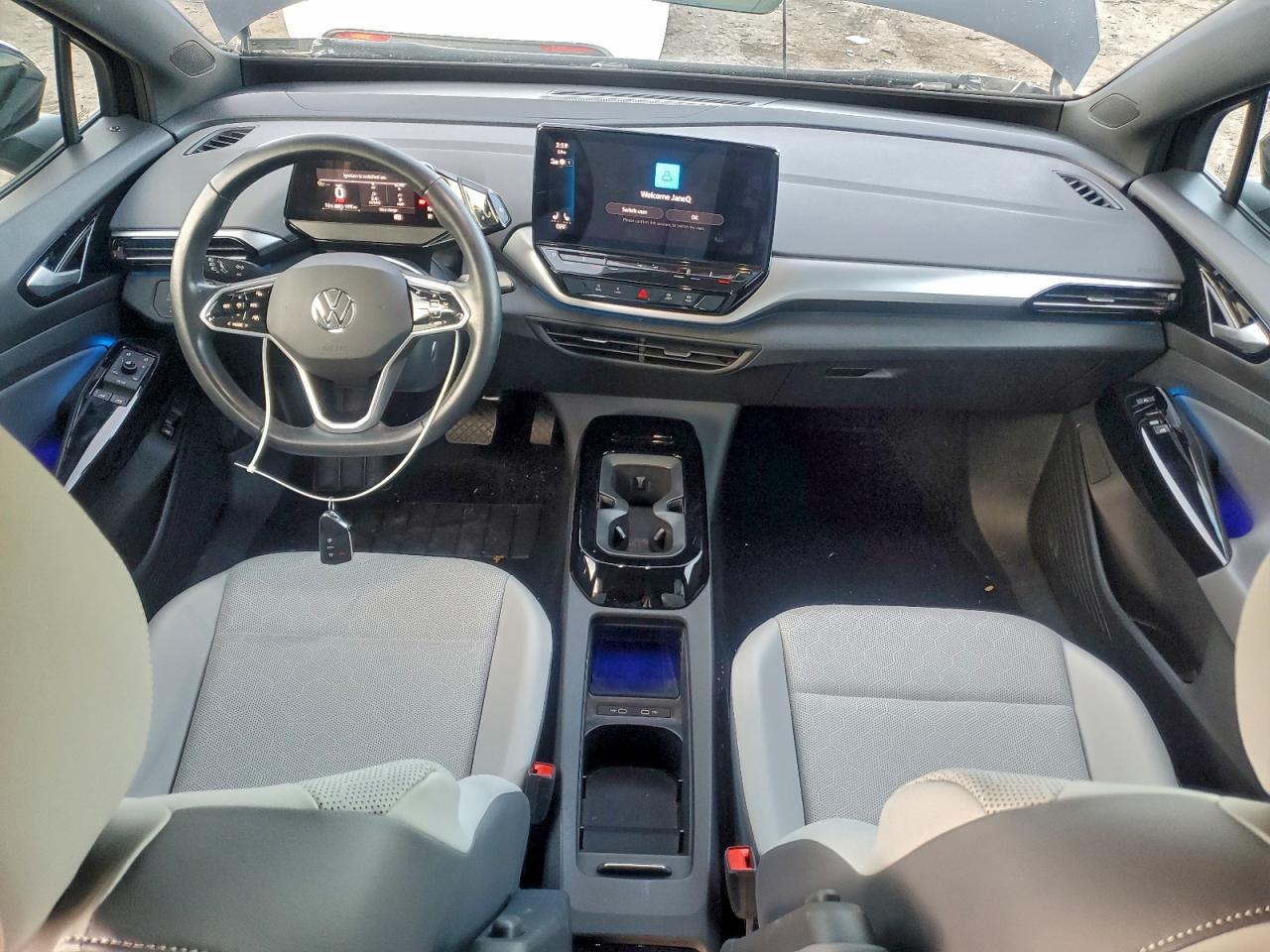 2022 Volkswagen Id.4 Pro S Black vin: WVGKMPE22NP074367