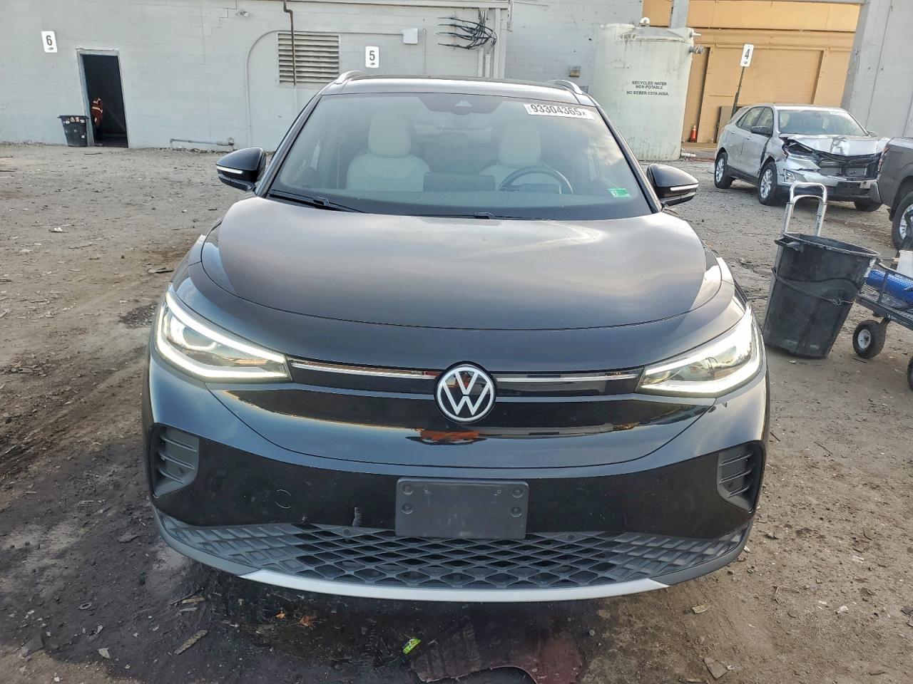 2022 Volkswagen Id.4 Pro S Black vin: WVGKMPE22NP074367