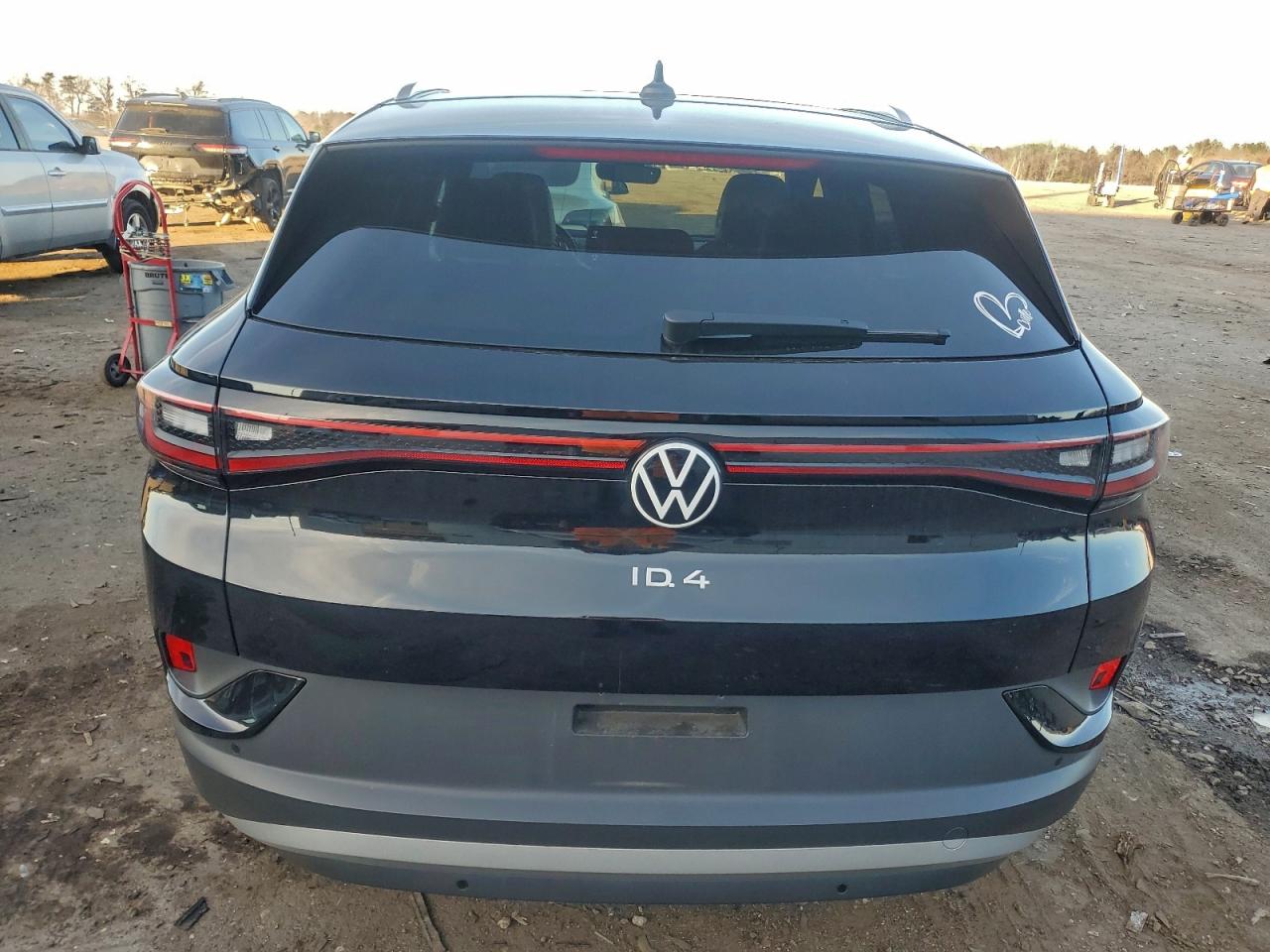 2022 Volkswagen Id.4 Pro S Black vin: WVGKMPE22NP074367