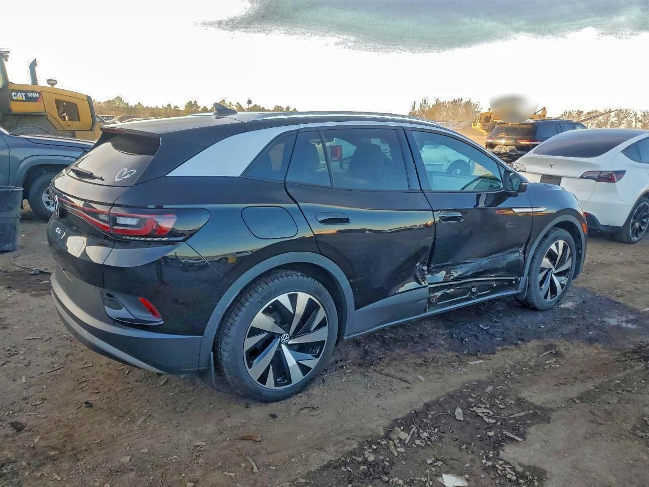 2022 Volkswagen Id.4 Pro S Black vin: WVGKMPE22NP074367