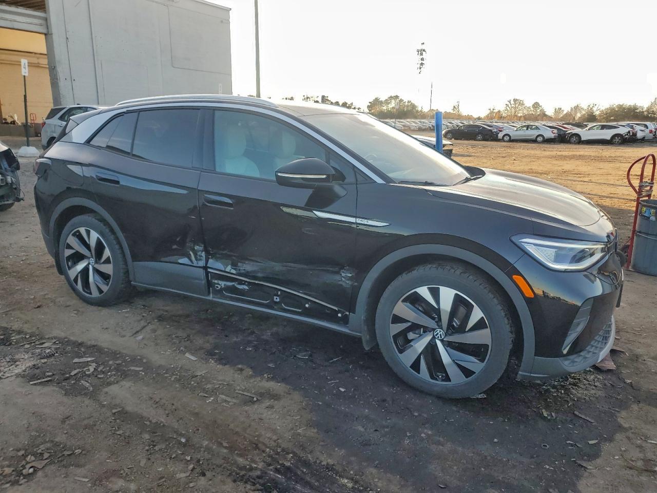 2022 Volkswagen Id.4 Pro S Black vin: WVGKMPE22NP074367