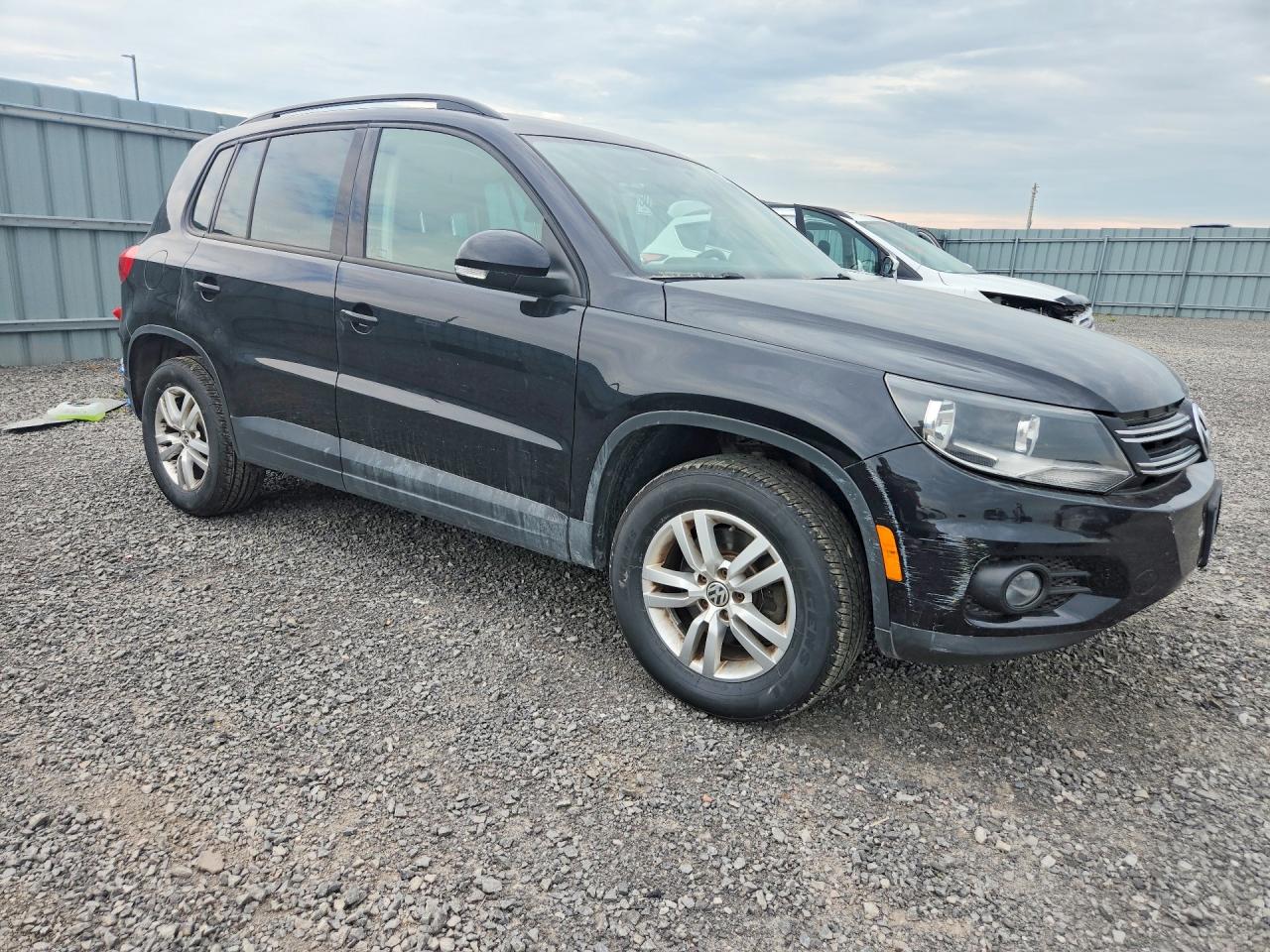 2014 Volkswagen Tiguan S Black vin: WVGKV3AX1EW616362