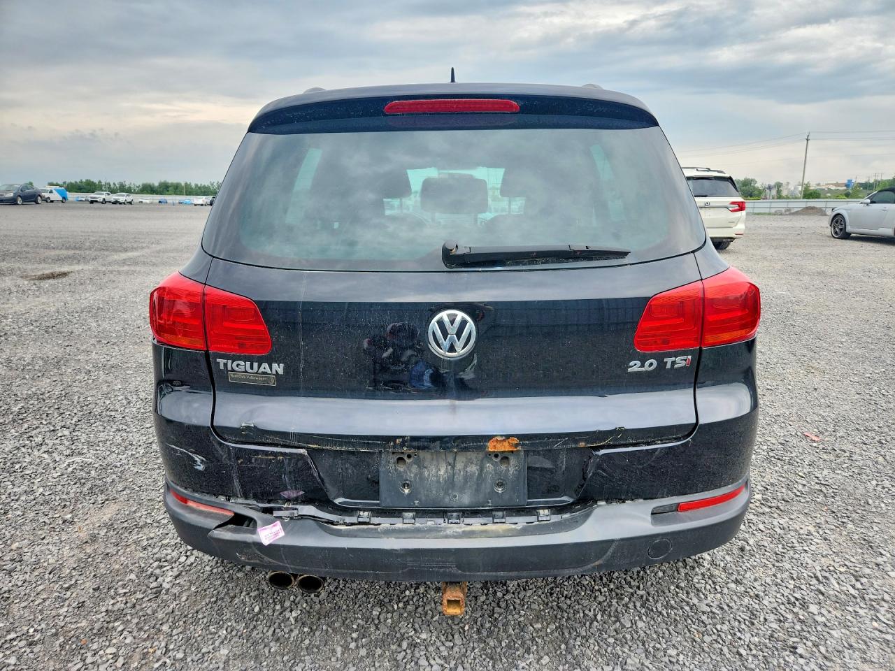 2014 Volkswagen Tiguan S Black vin: WVGKV3AX1EW616362