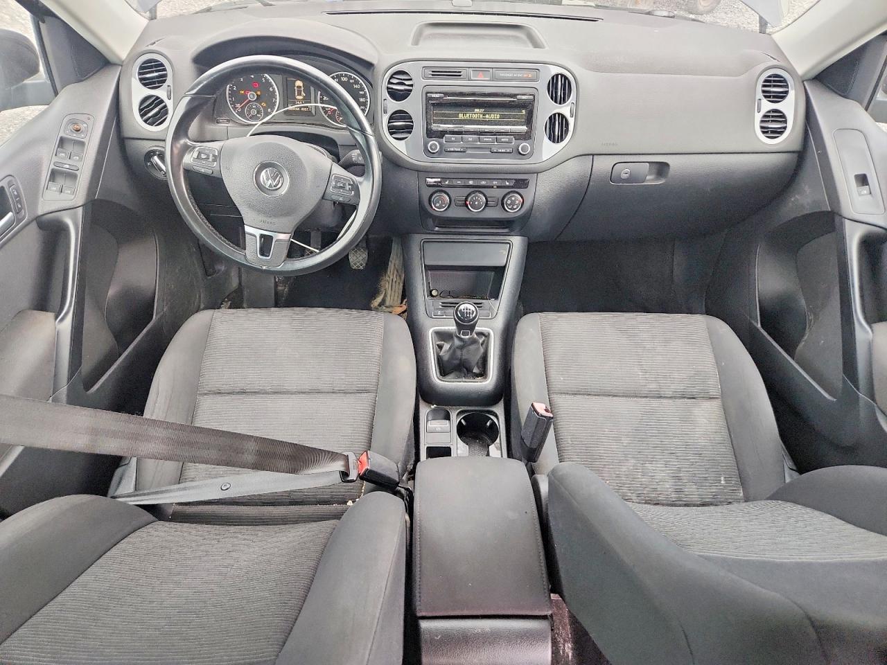 2014 Volkswagen Tiguan S Black vin: WVGKV3AX1EW616362