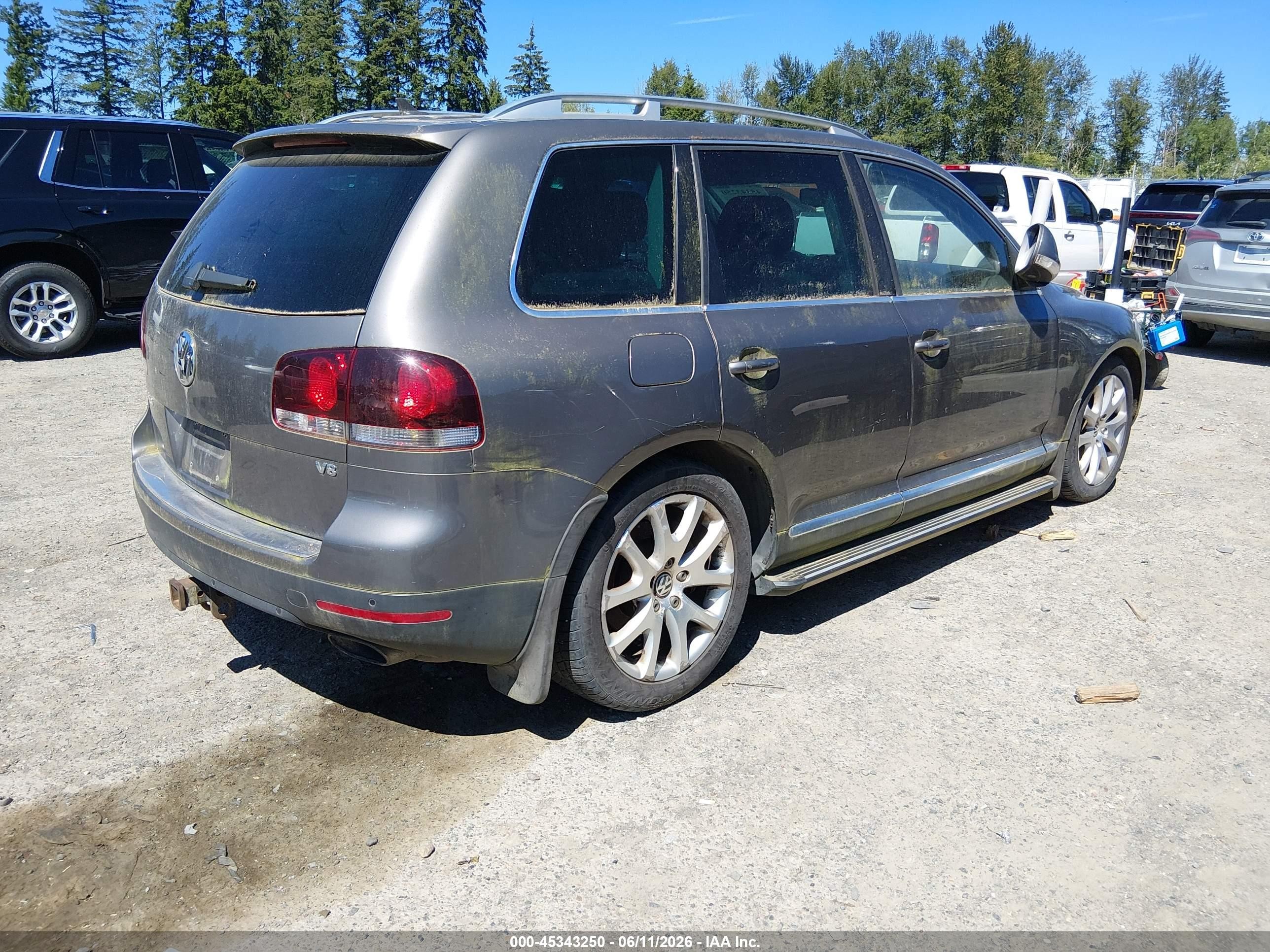 2008 Volkswagen Touareg 2 V8 Fsi Blue vin: WVGMB77L18D038664