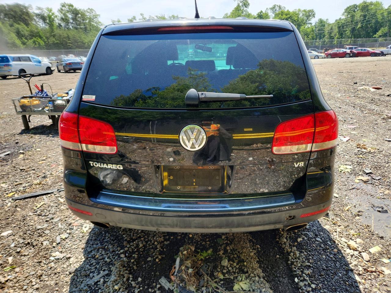 2006 Volkswagen Touareg 4.2 Black vin: WVGMM77L06D019708