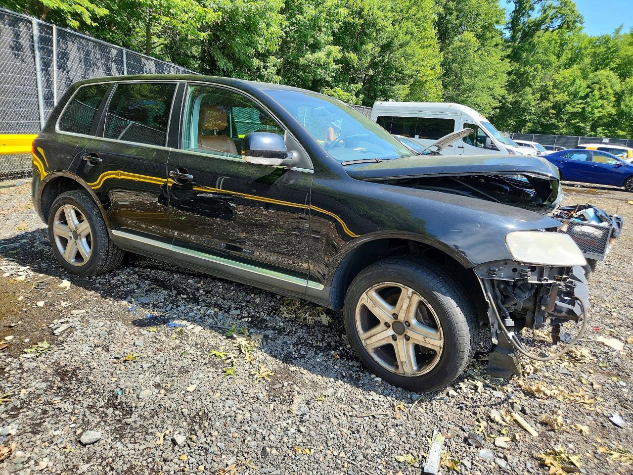 2006 Volkswagen Touareg 4.2 Black vin: WVGMM77L06D019708