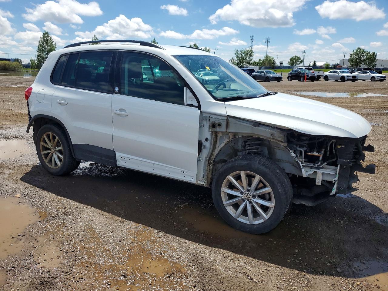 2017 Volkswagen Tiguan Wolfsburg White vin: WVGNV7AX3HK032822