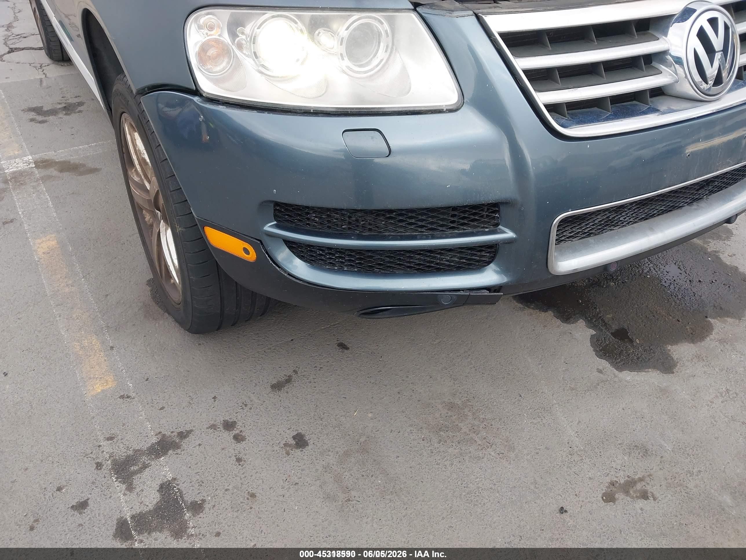 2006 Volkswagen Touareg V10 Tdi Gray vin: WVGPT77L06D057651