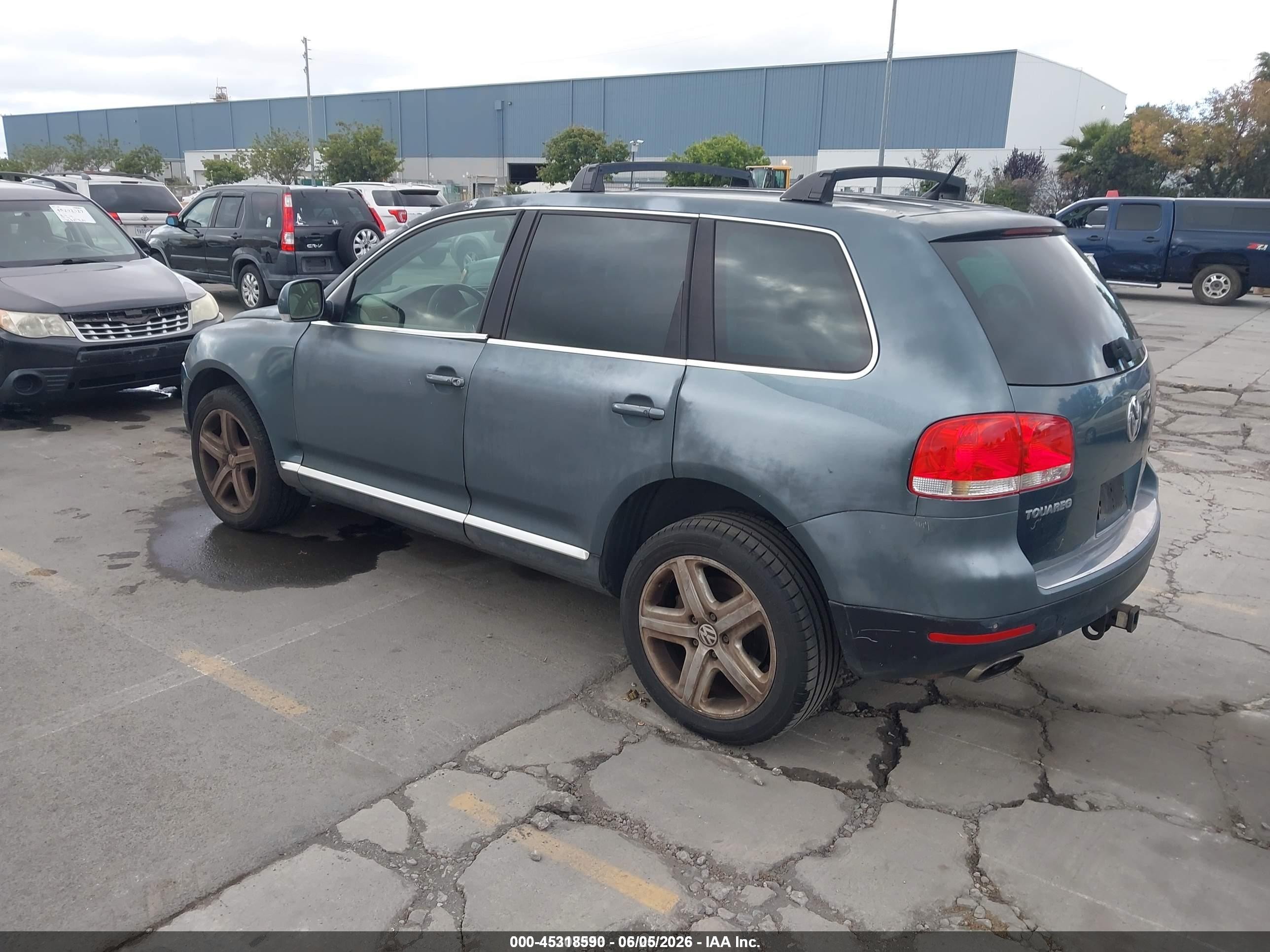 2006 Volkswagen Touareg V10 Tdi Gray vin: WVGPT77L06D057651