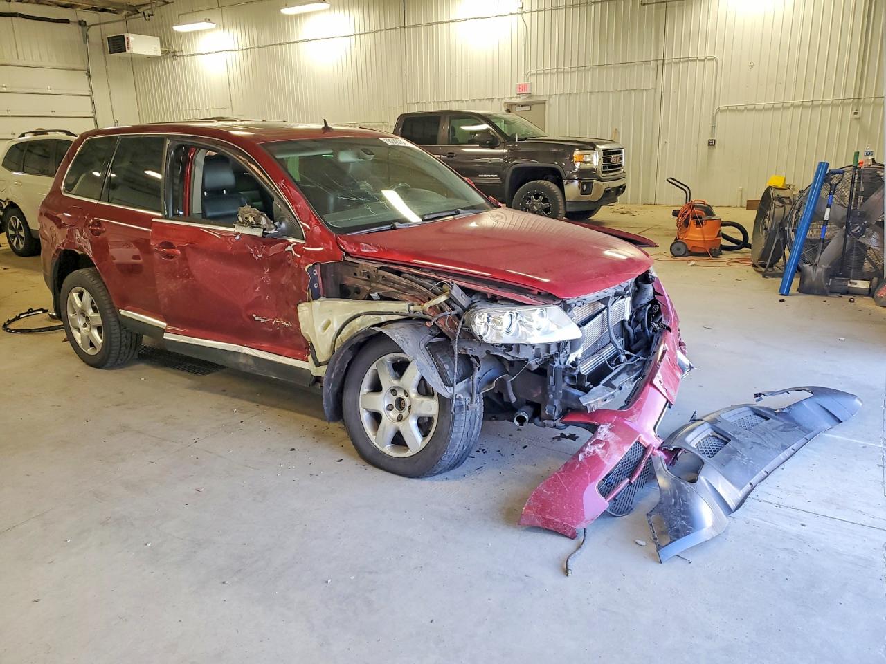 2004 Volkswagen Touareg Tdi 5.0 Burgundy vin: WVGPZ77LX4D086618