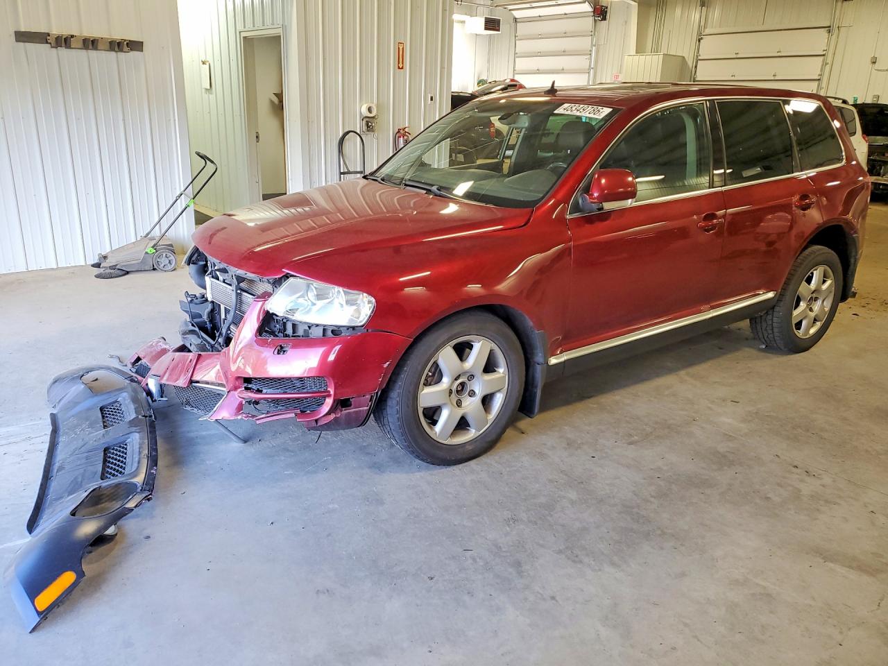 2004 Volkswagen Touareg Tdi 5.0 Burgundy vin: WVGPZ77LX4D086618