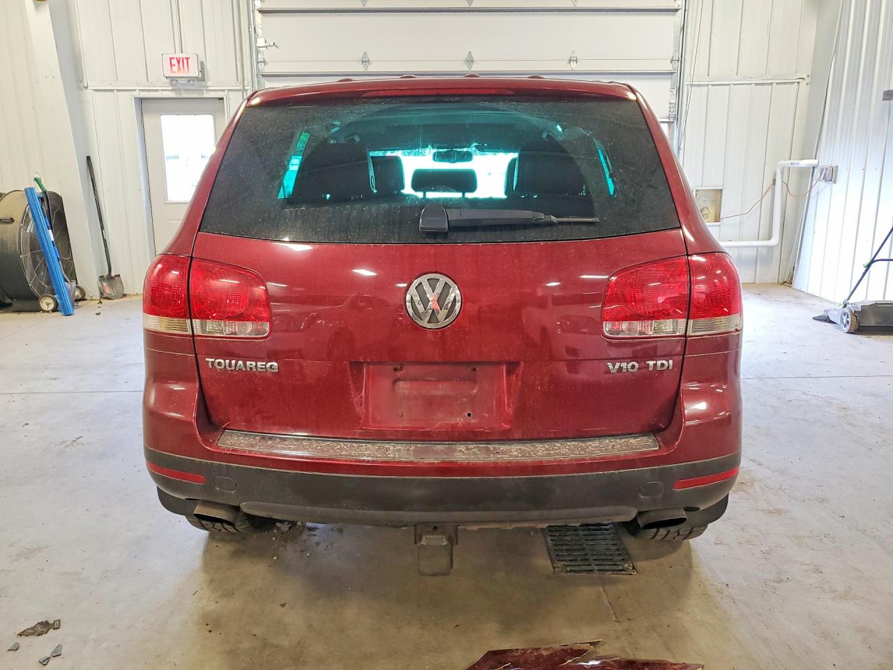 2004 Volkswagen Touareg Tdi 5.0 Burgundy vin: WVGPZ77LX4D086618